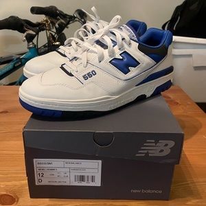 New Balance 550 White Royal Blue